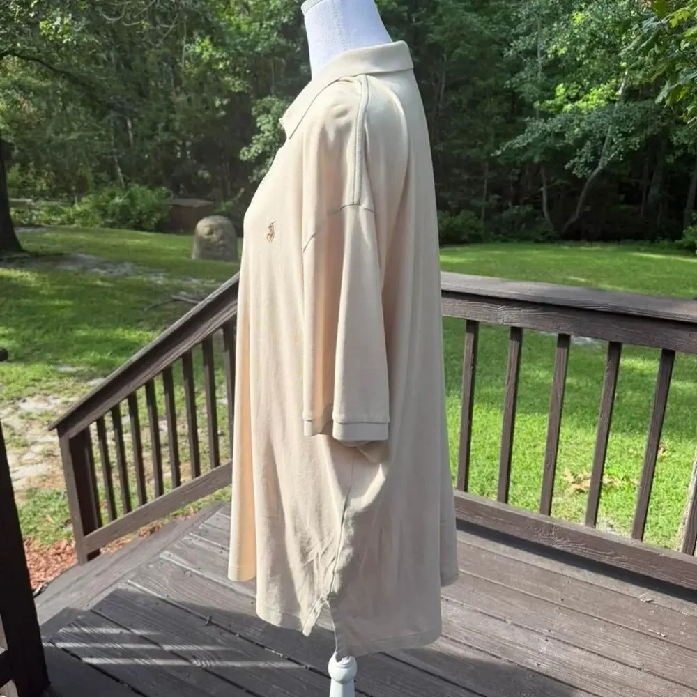 Polo Ralph Lauren Oversized Polo Shirt | Men’s XXL | 100% Cotton Quiet luxury